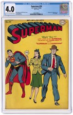 SUPERMAN #30 SEPTEMBER-OCTOBER 1944 CGC 4.0 VG (FIRST MR. MXYZTPLK).