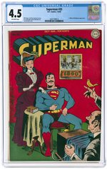 SUPERMAN #35 JULY-AUGUST 1945 CGC 4.5 VG+.