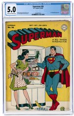 SUPERMAN #36 SEPTEMBER-OCTOBER 1945 CGC 5.0 VG/FINE.