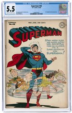 SUPERMAN #40 MAY-JUNE 1946 CGC 5.5 FINE-.