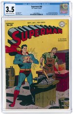 SUPERMAN #48 SEPTEMBER-OCTOBER 1947 CGC 3.5 VG-.