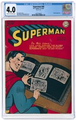 SUPERMAN #49 NOVEMBER-DECEMBER 1947 CGC 4.0 VG.