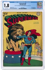 SUPERMAN #50 JANUARY-FEBRUARY 1948 CGC 1.8 GOOD-.