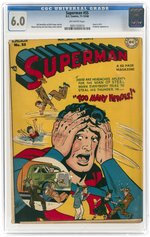 SUPERMAN #55 NOVEMBER-DECEMBER 1948 CGC 6.0 FINE.