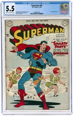 SUPERMAN #56 JANUARY-FEBRUARY 1949 CGC 5.5 FINE-.