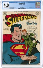 SUPERMAN #58 MAY-JUNE 1949 CGC 4.0 VG.