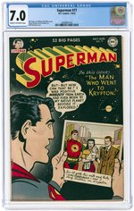 SUPERMAN #77 JULY-AUGUST 1952 CGC 7.0 FINE/VF.