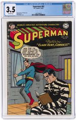 SUPERMAN #83 JULY-AUGUST 1953 CGC 3.5 VG-.