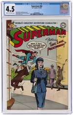 SUPERMAN #84 SEPTEMBER-OCTOBER 1953 CGC 4.5 VG+.