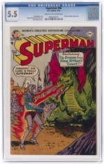 SUPERMAN #86 JANUARY 1954 CGC 5.5 FINE-.