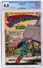 SUPERMAN #89 MAY 1954 CGC 4.0 VG.