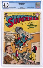 SUPERMAN #95 FEBRUARY 1955 CGC 4.0 VG.