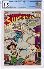 SUPERMAN #96 MARCH 1955 CGC 5.5 FINE-.