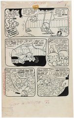 SUGAR AND SPIKE #16 COMIC BOOK COMPLETE STORY ORIGINAL ART BY SHELDON MAYER.