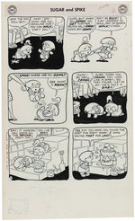 SUGAR AND SPIKE #16 COMIC BOOK COMPLETE STORY ORIGINAL ART BY SHELDON MAYER.