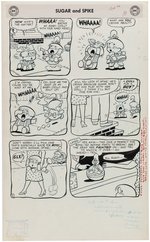 SUGAR AND SPIKE #16 COMIC BOOK COMPLETE STORY ORIGINAL ART BY SHELDON MAYER.