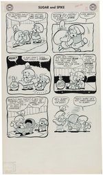 SUGAR AND SPIKE #16 COMIC BOOK COMPLETE STORY ORIGINAL ART BY SHELDON MAYER.