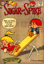 SUGAR AND SPIKE #16 "PINT SIZE PIN-UPS" COMIC BOOK ORIGINAL ART BY SHELDON MAYER.