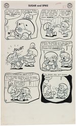 SUGAR AND SPIKE #16 COMIC BOOK COMPLETE STORY ORIGINAL ART BY SHELDON MAYER.