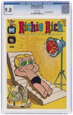 RICHIE RICH #91 MARCH 1970 CGC 9.8 NM/MINT NONE HIGHER IN POP.