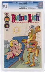 RICHIE RICH #96 AUGUST 1970 CGC 9.8 NM/MINT (FILE COPY) NONE HIGHER IN POP.