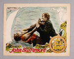 JOHN BARRYMORE "THE SEA BEAST" LOBBY CARD.