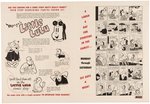 LITTLE LULU NEWSPAPER PROMOTIONAL FOLDER.