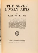 "THE 7 LIVELY ARTS" LIMITED FIRST EDITION HARDCOVER TREATISE ON 1920s POP CULTURE (SIGNED BY GILBERT SELDES).