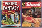 RUSS COCHRAN “EC COMIC” LIBRARY COMPLETE COLLECTION OF 66 BLACK AND WHITE VOLUMES IN 18 SLIPCASES.