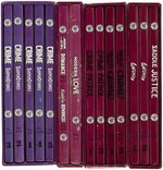 RUSS COCHRAN “EC COMIC” LIBRARY COMPLETE COLLECTION OF 66 BLACK AND WHITE VOLUMES IN 18 SLIPCASES.