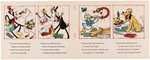 WALT DISNEY STUDIO HIGH GRADE 1935 CHRISTMAS CARD.