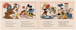 WALT DISNEY STUDIO HIGH GRADE 1935 CHRISTMAS CARD.