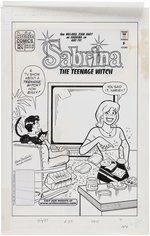 SABRINA THE TEENAGE WITCH #7 COMIC BOOK ORIGINAL ART FOR NEAR FULL ISSUE BY DAN DeCARLO.