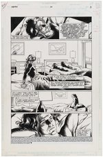 SHADE, THE CHANGING MAN VOL. 2 #30 COMIC BOOK PAGE ORIGINAL ART LOT BY DUNCAN EAGLESON.