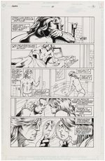 SHADE, THE CHANGING MAN VOL. 2 #30 COMIC BOOK PAGE ORIGINAL ART LOT BY DUNCAN EAGLESON.