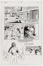 SHADE, THE CHANGING MAN VOL. 2 #30 COMIC BOOK PAGE ORIGINAL ART LOT BY DUNCAN EAGLESON.