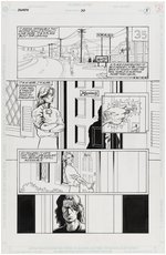 SHADE, THE CHANGING MAN VOL. 2 #30 COMIC BOOK PAGE ORIGINAL ART LOT BY DUNCAN EAGLESON.