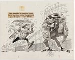 THE MAD JOCK BOOK COMIC ORIGINAL ART BY JACK DAVIS.