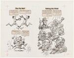 THE MAD JOCK BOOK COMIC ORIGINAL ART BY JACK DAVIS.