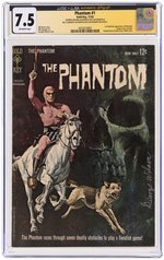 PHANTOM #1 NOVEMBER 1962 CGC JSA AUTHENTIC AUTOGRAPH 7.5 VF- (FIRST GOLD KEY PHANTOM).