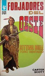 CHIEF SITTING BULL & GEORGE A. CUSTER BOOK COVER ORIGINAL ART PAIR BY PRIETO MURIANA.