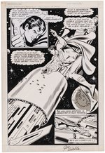 SUPERMAN-EHAPA QUARTERLY #12 GERMAN COMIC BOOK PAGE ORIGINAL ART BY IRV NOVICK.