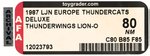 LJN/RAINBOW TOYS EUROPE THUNDERCATS (1987) - THUNDERWINGS LION-O DELUXE AFA 80 NM (SINGLE HIGHEST GRADED EXAMPLE).