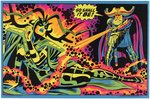 MARVEL SUPERHEROES THIRD EYE BLACK LIGHT #4010 RESURRECTION OF HELA BY ODIN POSTER.