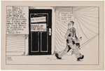 SHELDON MAYER COLLECTION OF 18 - 1930s CARTOONS AND SKETCHED ENVELOPE.