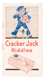 "CRACKER JACK RIDDLES" BOOKLET.