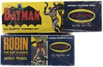 AURORA BATMAN & ROBIN FACTORY-SEALED BOXED MODEL KIT PAIR.