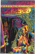 MARVEL SUPERHEROES THIRD EYE BLACK LIGHT #4024 CONAN THE BARBARIAN HIGH GRADE POSTER.