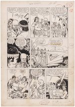 BOY COMICS #49 PAGE PAIR ORIGINAL ART BY NORMAN MAURER.