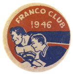 SUPERMAN/TIM "FRANCO CLUB 1946" PATCH.